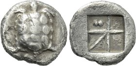 ATTICA. Aegina. Triobol or Hemidrachm (Circa 404-338 BC).