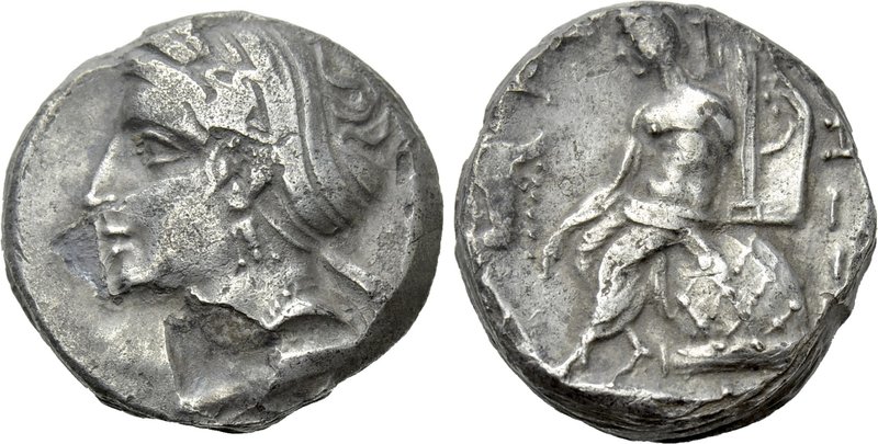 MYSIA. Kyzikos. Tetradrachm (Circa 4th-3rd centuries BC). 

Obv: Head of Kore ...