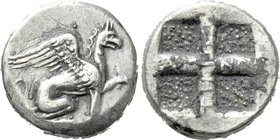 IONIA. Teos. Drachm (Circa 375 BC). Hagnon, magistrate.