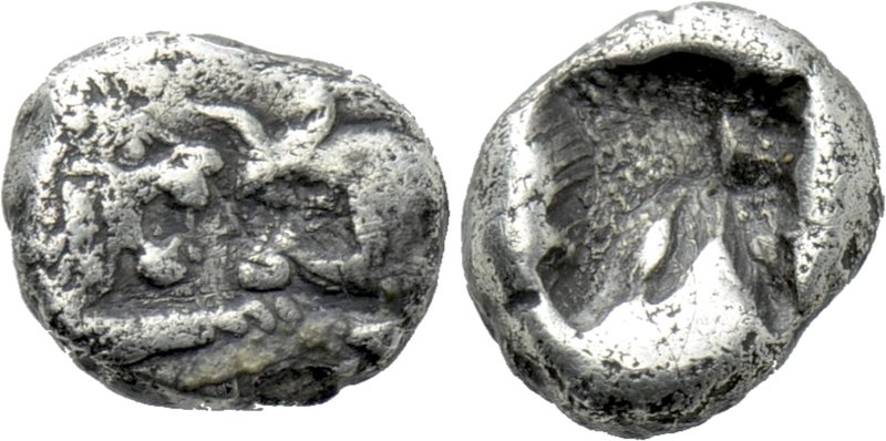 KINGS OF LYDIA. Kroisos (Circa 564/53-550/39 BC). 1/12 Stater. Sardes. 

Obv: ...