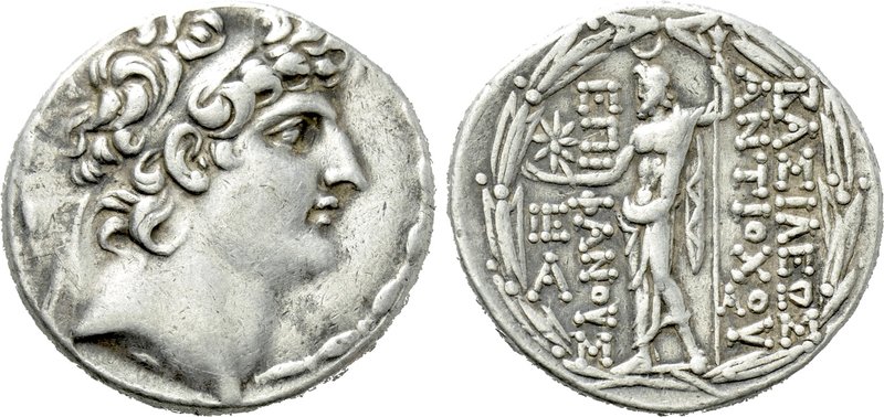 SELEUKID KINGDOM. Antiochos VIII Epiphanes (Grypos) (121/0-97/6 BC). Tetradrachm...