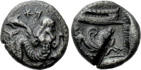 PHOENICIA. Arados. Uncertain king (Circa 400-380 BC). 1/3 Stater or Tetrobol.