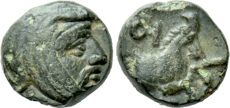 ACHAEMENID EMPIRE. Spithridates, Satrap of Lydia and Ionia (334 BC). Ae. 

Obv...