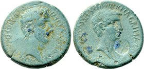 BITHYNIA. Apamea. Augustus with Agrippa (27 BC-14 AD). Ae. C. Cassius C.f., duovir.