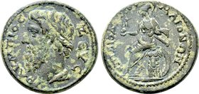 LYDIA. Maeonia. Pseudo-autonomous. Time of Antoninus Pius (138-161). Ae. Diodoros, first archon for the second time.