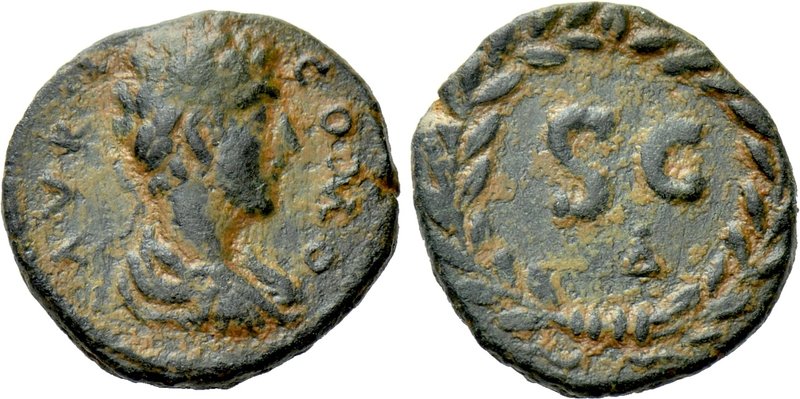 SELEUCIS & PIERIA. Antioch. Commodus (177-192). Ae.

Obv: AVR COMO.
Laureate,...