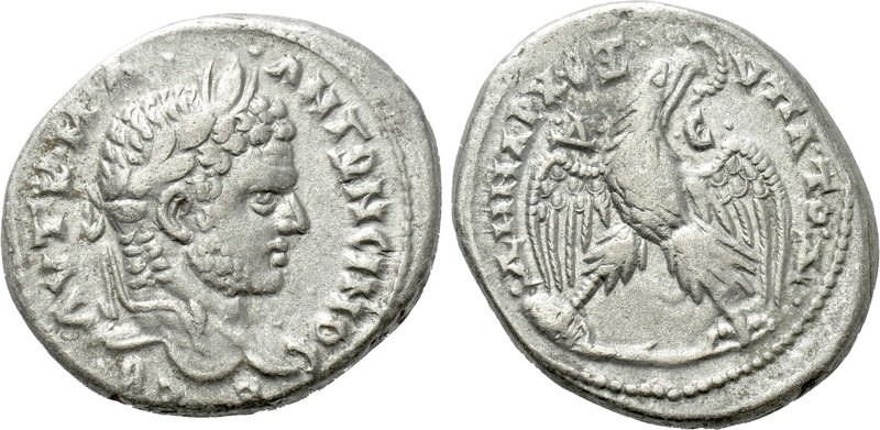 SELEUCIS & PIERIA. Antioch. Caracalla (198-217). Tetradrachm. 

Obv: AVT K M A...
