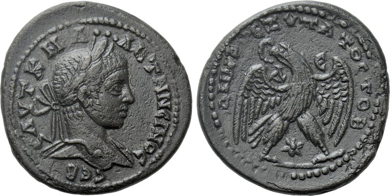 SELEUCIS & PIERIA. Antioch. Elagabalus (218-222). Tetradrachm.

Obv: AVT K M A...