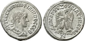 SELEUCIS & PIERIA. Antioch. Philip II (247-249). Tetradrachm.