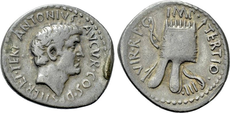 MARK ANTONY. Denarius (37 BC). Antioch or military mint traveling with Canidius ...