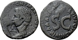 AUGUSTUS (27 BC-14 AD). As. Rome. M. Salvius Otho, moneyer.