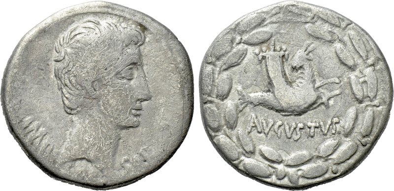 AUGUSTUS (27 BC-14 AD). Cistophorus. Ephesus. 

Obv: IMP CAESAR. 
Bare head r...