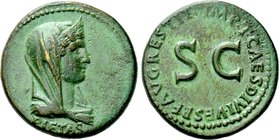 JULIA AUGUSTA (LIVIA) (Augusta, 14-29). Dupondius. Rome.