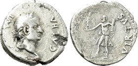 GALBA (68-69).Foureé Denarius. Imitating an uncertain mint in Spain, possibly Tarraco.