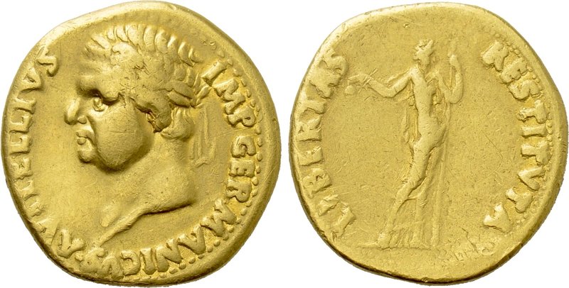 VITELLIUS (69). GOLD Aureus. Uncertain mint in Spain, possibly Tarraco.

Obv: ...