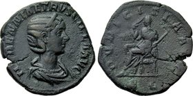 HERENNIA ETRUSCILLA (Augusta, 249-251). Dupondius. Rome.