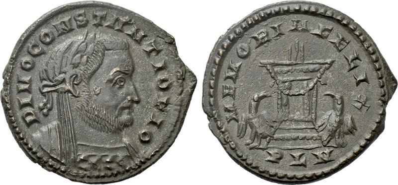 DIVUS CONSTANTIUS I (Died 306). Follis. Londinium. Struck under Constantine I th...