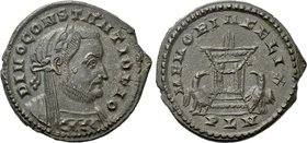DIVUS CONSTANTIUS I (Died 306). Follis. Londinium. Struck under Constantine I the Great.