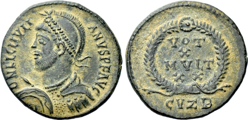 JULIAN II APOSTATA (361-363). Ae. Cyzicus. 

Obv: D N FL CL IVLIANVS P F AVG. ...