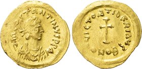 TIBERIUS II CONSTANTINE (578-582). GOLD Tremissis. Constantinople.