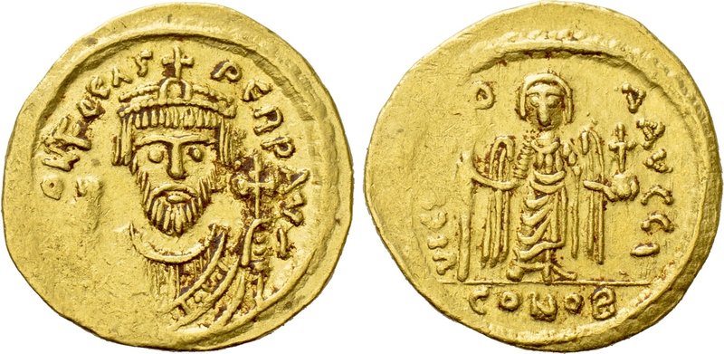 PHOCAS (602-610). GOLD Solidus. Constantinople.

Obv: δ N FOCAS PЄRP AVG.
Cro...