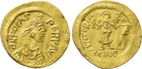PHOCAS (602-610). GOLD Semissis. Constantinople.