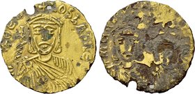 THEOPHILUS with CONSTANTINE and MICHAEL II (829-842). Fourrée Solidus. Constantinople.
