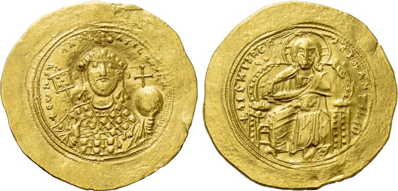 CONSTANTINE IX MONOMACHUS (1042-1055). GOLD Histamenon Nomisma. Constantinople....