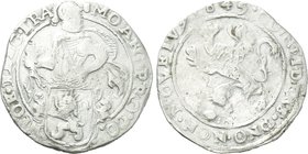 NETHERLANDS. Utrecht. 1/2 Lion Dollar or 1/2 Leeuwendaalder (1645).