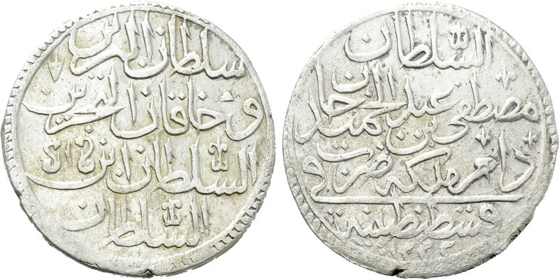 OTTOMAN EMPIRE. Mustafa IV (AH 1222-1223 / 1807-1808 AD). 2 Zolota. Qustantiniya...