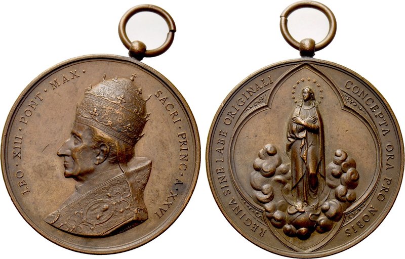 ITALY. Papal. Leo XIII (1878-1903). Bronze Medal (Year XXVI - 1902). 

Obv: LE...