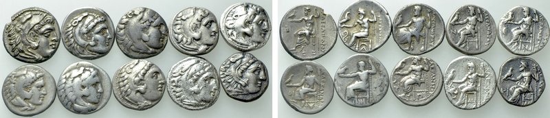 10 Drachms of Alexander the Great. 

Obv: .
Rev: .

. 

Condition: See pi...