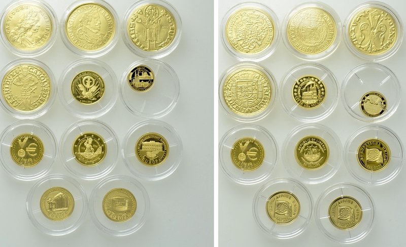 11 GOLD Coins. 

Obv: .
Rev: .

.

Circa 15.7 gr fine 

Condition: See ...