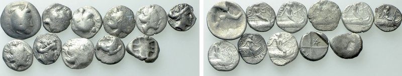11 Greek and Celtic Coins. 

Obv: .
Rev: .

. 

Condition: See picture.
...