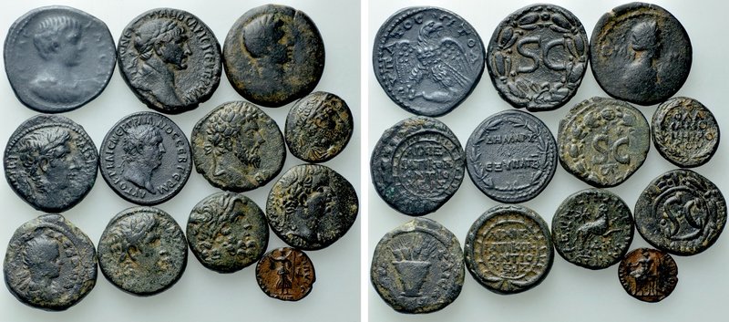 12 Roman Coins. 

Obv: .
Rev: .

. 

Condition: See picture.

Weight: g...