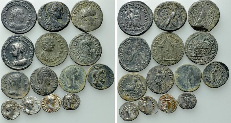 14 Roman Provincial Coins. 

Obv: .
Rev: .

. 

Condition: See picture.
...