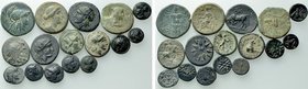 16 Greek Coins.