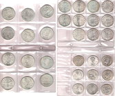 64 Silver Coins of Austria (3500 Schilling).