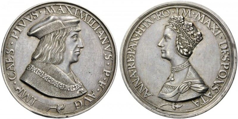 European Medals from 1513 to 1788 
 Holy Roman Empire. Maximilian I. 1486-1508-...