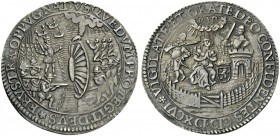 European Medals from 1513 to 1788 
 Netherlands, The Dutch Republic. 1594. Jeton (Silver, 29mm, 6.17 g 1), on the repulse of the troops of the Archdu...