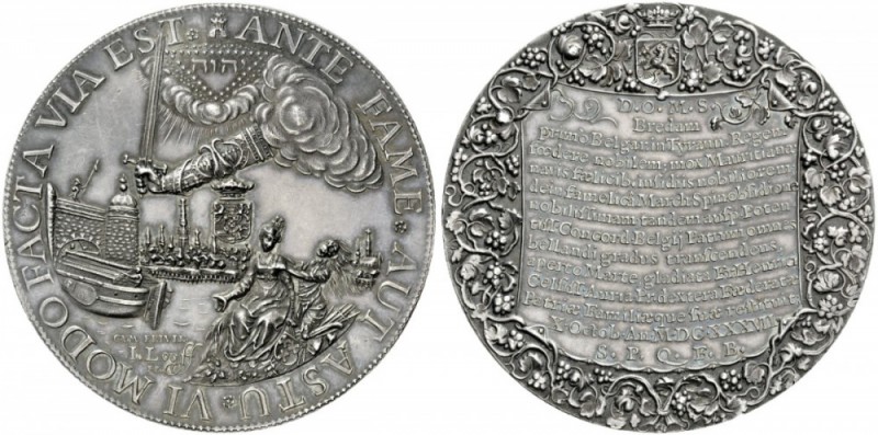 European Medals from 1513 to 1788 
 Netherlands, United Provinces. Frederik Hen...