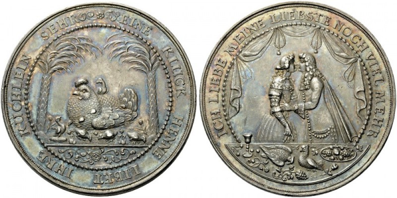 European Medals from 1513 to 1788 
 Germany, Danzig or Hamburg. Medal (Silver, ...