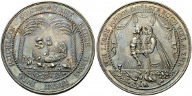 European Medals from 1513 to 1788 
 Germany, Danzig or Hamburg. Medal (Silver, 53mm, 45.83 g 12), as a commemorative present for a couple engaged to ...