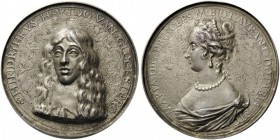 European Medals from 1513 to 1788 
 Great Britain. Plaquettepenning (Silver, 66mm, 58.53 g 12), in memory of two of the children of Charles I, Henry ...