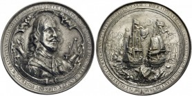 European Medals from 1513 to 1788 
 Netherlands, The Dutch Republic. Plaquettepenning (Silver, 76mm, 99.75 g 12), on the death of Admiral Cornelius E...