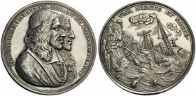 European Medals from 1513 to 1788 
 Netherlands, The Dutch Republic. Medal (Silver, 47mm, 43.18 g 12), on the murder of the De Witt brothers, 1672. I...