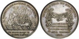 European Medals from 1513 to 1788 
 Netherlands, The Dutch Republic. Medal (Silver, 49mm, 44.19 g 12), on the interception and eventual publication (...