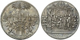 European Medals from 1513 to 1788 
 Netherlands, The Dutch Republic. Rotterdam . Jeton (Silver, 32mm, 12.19 g 12), on the festivities held in Rotterd...