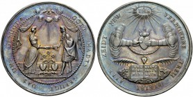 European Medals from 1513 to 1788 
 Germany. Medal (Silver, 57mm, 59.84 g 12), marriage medal, by an uncertain engraver, c. 1700. GOTT HADTS GENUGT D...