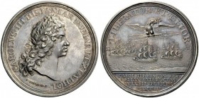 European Medals from 1513 to 1788 
 Spain. Charles III, pretender. 1700-1713. Medal (Silver, 44mm, 34.24 g 12), on his arrival in Lisbon, escorted by...